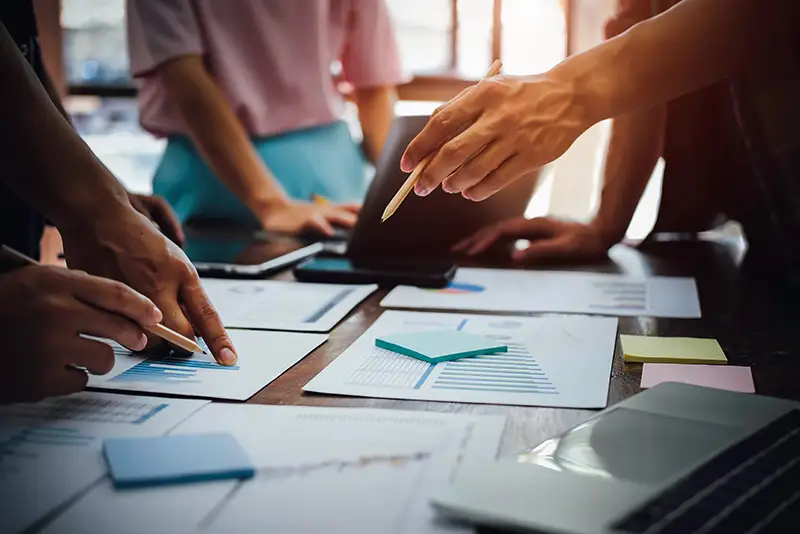 Präsentation für den Kunden